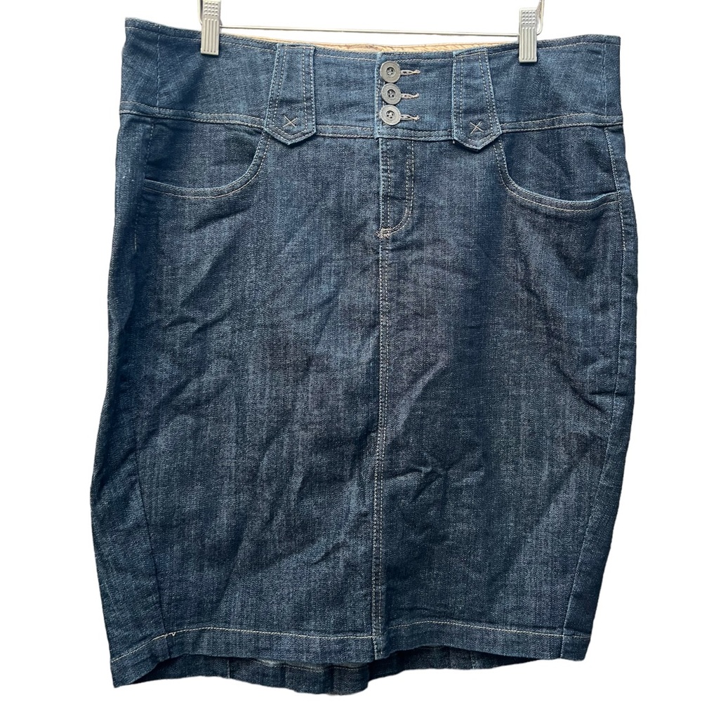 TORRID Pencil Skirt Dark Wash Size 12W